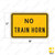 W10-9P NO TRAIN HORN Sign