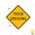 TRUCK CROSSING Sign W8-6 TRUCK CROSSING Sign W8-6
