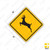 Deer (Symbol) Sign W11-3 Deer (Symbol) Sign W11-3