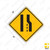 Right Lane Ends (Symbol) W4-2R Right Lane Ends (Symbol) W4-2R