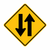 Two Way Traffic (Symbol) Sign W6-3 Two Way Traffic (Symbol) Sign W6-3