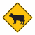 Cattle Crossing (Symbol) Sign W11-4 Cattle Crossing (Symbol) Sign W11-4