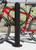 4 1/2" OD Bollard with Bike Rack