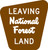 National Forest Land Signs National Forest Land Signs