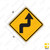 Right Reverse Turn Arrow (symbol) W1-3R