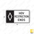R3-15c HOV RESTRICTION ENDS Sign