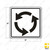R6-5P RoundAbout Circulation Plaque