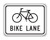 R81 (CA) BIKE LANE (bicycle symbol) Sign