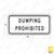 SR22-1 (CA) DUMPING PROHIBITED Sign