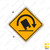 W1-13 TRUCK ROLLOVER (symbol) Sign
