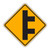 W2-8  SIDE ROADS (Symbol) Sign