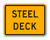 W8-5bp STEEL DECK Sign