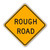 W8-8 ROUGH ROAD Sign