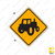 W11-5a FARM MACHINERY CROSSING (symbol) Sign