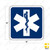 D9-13 EMERGENCY MEDICAL SERVICES (symbol) Sign