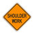 W21-5 SHOULDER WORK Sign