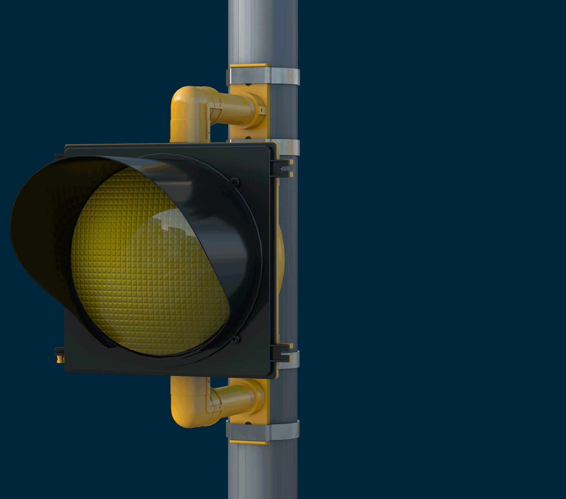 BlinkerBeacon Pedestrian Crosswalk System Driver Awareness TAPCO