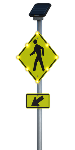 W11-2 Pedestrian Crossing Road Sign - H.I.P. - 30x30