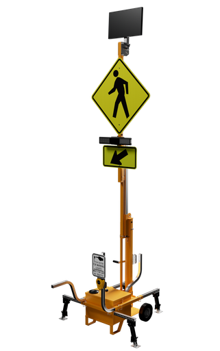 Mobile RRFB Crosswalk System