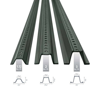 その他 POSUTA SmartSign U-Channel Sign Post, Medium Weight | 6' Tall Baked