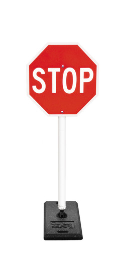 Temporary Stop Sign (R1-1) - In-street Crosswalk Signs | TAPCO