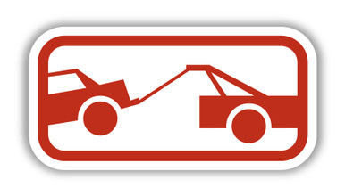 Tow Away Zone (Symbol) Plaque R7-201P - Standard Traffic Signs | TAPCO