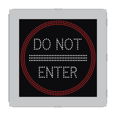 Do Not Enter LED Blank-out Lane Control FHWA MUTCD Sign (R5