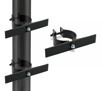 Z Bracket Single-Sided Round Pole Brackets - Sign Mounting Brackets | TAPCO
