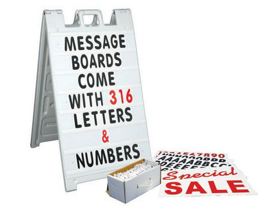 Message Board Kit for Signicade® - Sandwich Board Signs | TAPCO
