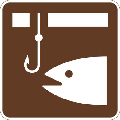 Fishing Pier (Symbol) Sign RS-119 - NPS (National Park Service