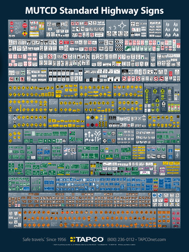 MUTCD Sign Poster - TAPCO Gear | TAPCO