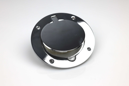 Lockable 3.5" and 3" Floating Floor Socket with High Strength Chrome Plated Steel or Brass Floor Plate