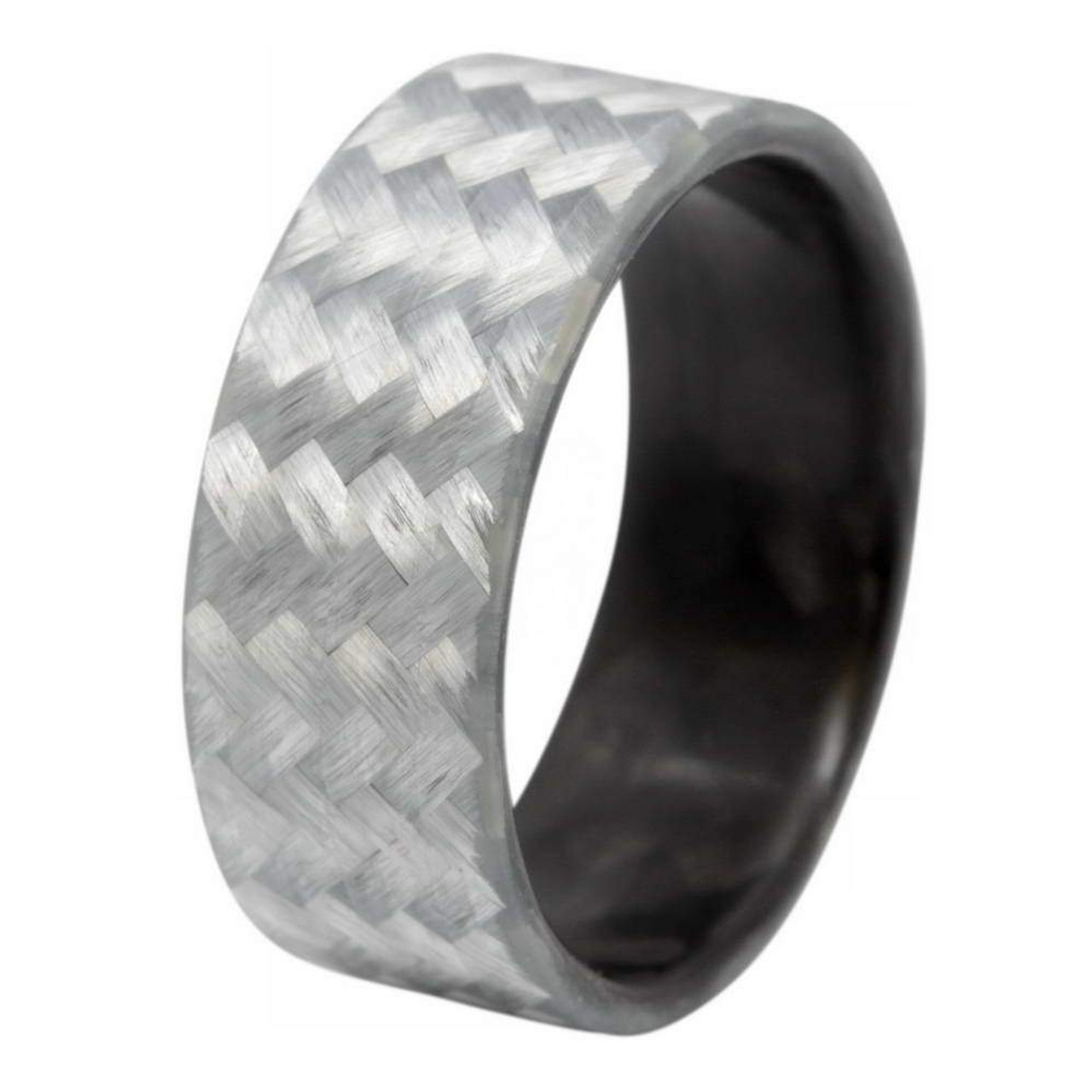 Whisper Extra Thin Carbon Fiber And Glass Fiber Wedding Band