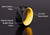 Glimmer Yellow Glow in the Dark Interior Carbon Fiber Wedding Band