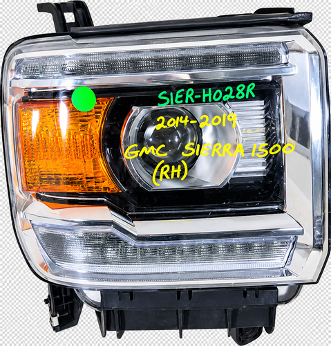 2014-2015 GMC Sierra 1500 RH Passenger HID LED Headlight
