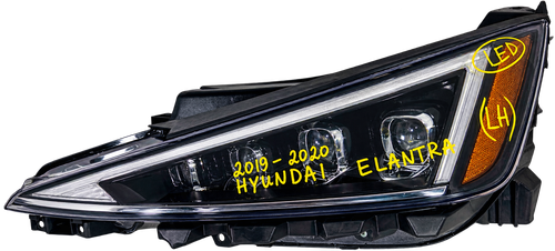 2019-2020 Hyundai Elantra LH Driver LED Headlight