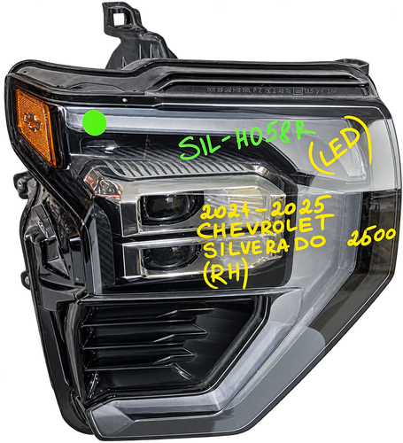 2024-2026 Chevy Silverado 2500HD 3500HD RH Passenger LED Headlight