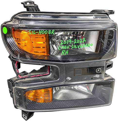 2019-2022 Chevy Silverado 1500 LTD RH Passenger Halogen Headlight