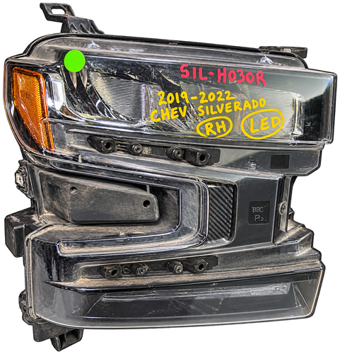 2019-2022 Chevy Silverado 1500 LTD RH Passenger LED Headlight