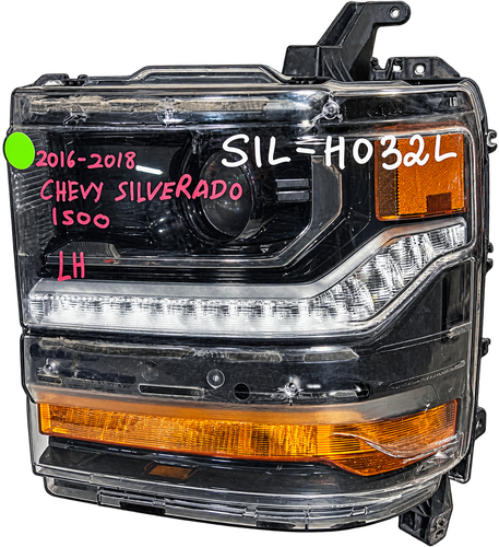 2016–2018 Chevy Silverado 1500 LH Driver Headlight