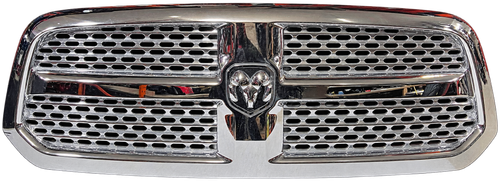 2013–2018 Ram 1500 Chrome Front Grille Assembly Laramie Style w/ Emblem Us