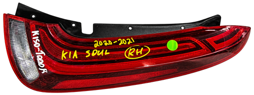 2020–2022 Kia Soul RH Passenger Side Rear Outer Tail Light
