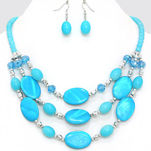 Multi-bead strain Aqua Color.