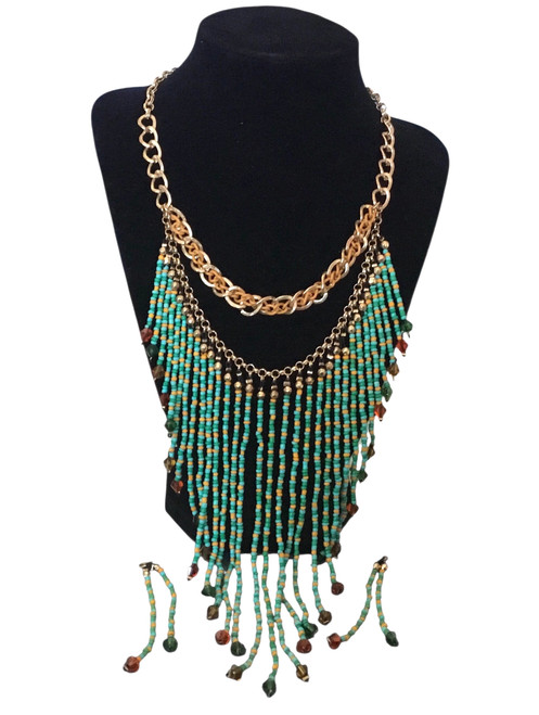 2957 A-  Woman Necklace Earrings set.