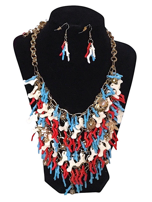 2976 A- Multi color necklace*