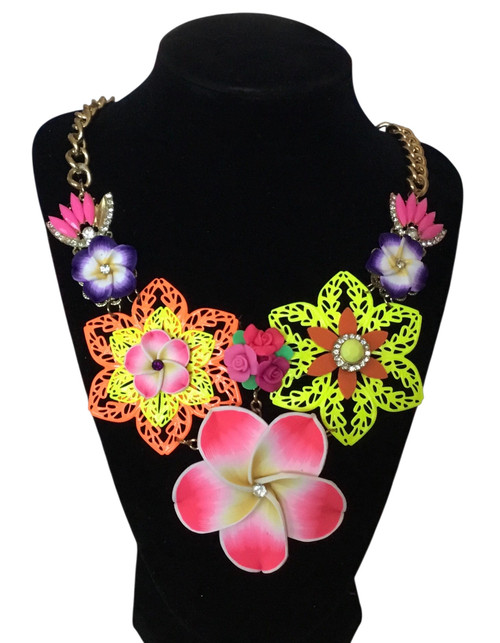 Multi color necklace