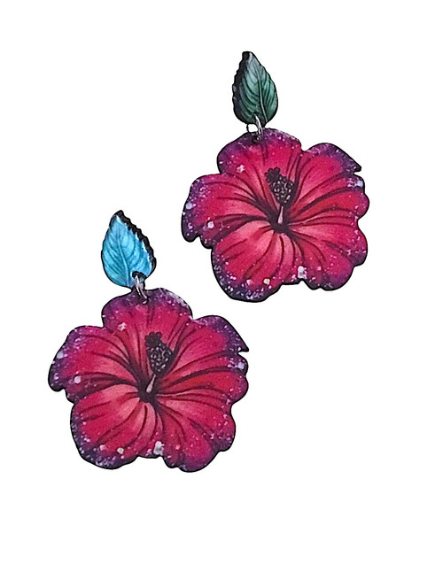 3007 A- Amapola enrings*