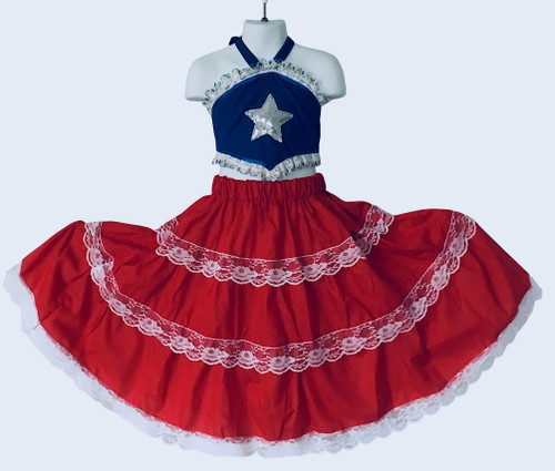 3424 C- Halter star 2-piece set *
