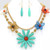 2951 A - Woman Necklace Earrings set.