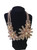 2966 A-Beaded Floral Statement Necklace*